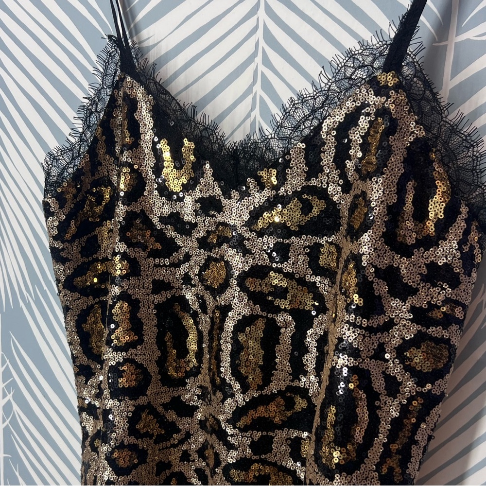 Leopard sequin cami - Picture 3 of 6